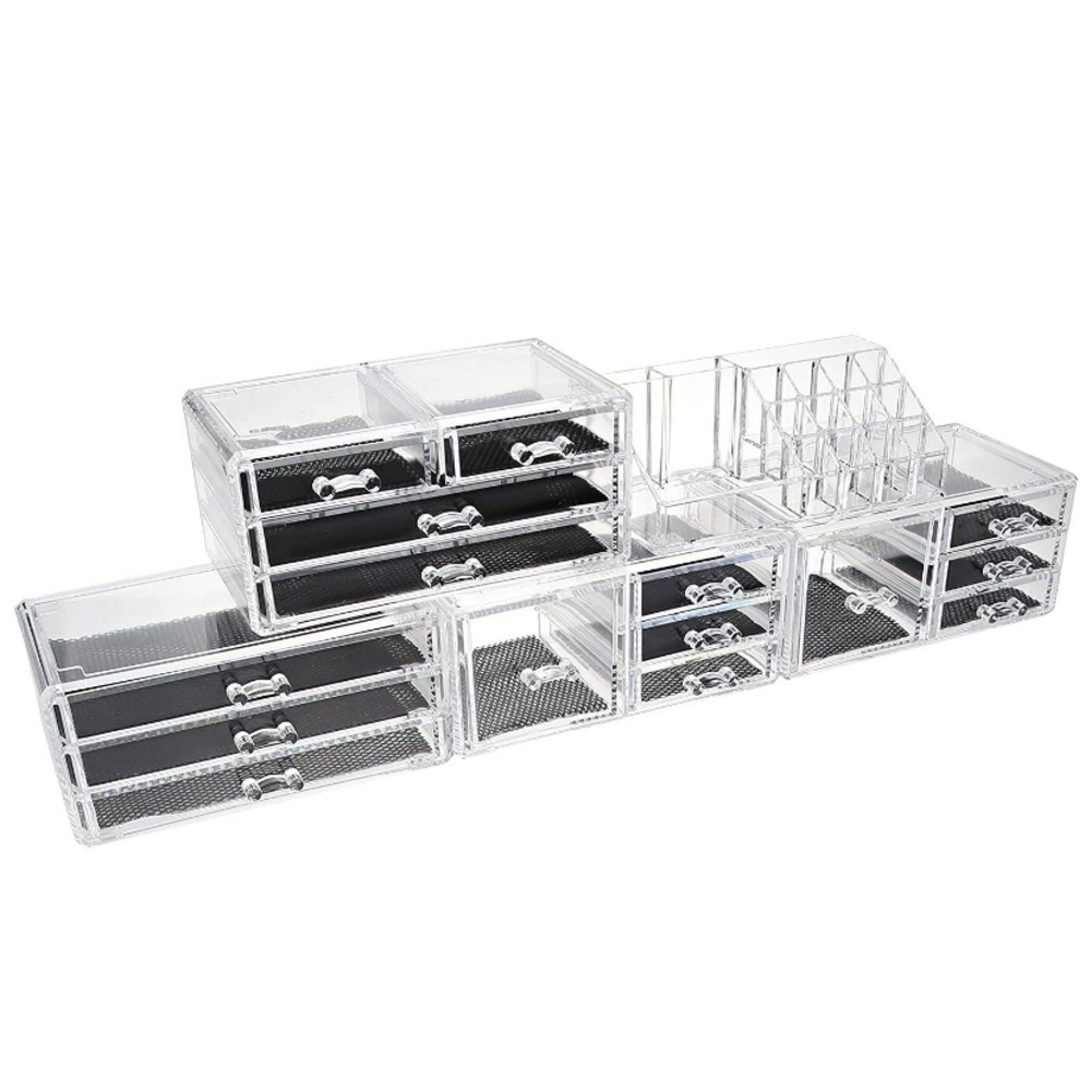 Large 5-Piece Makeup Organizer